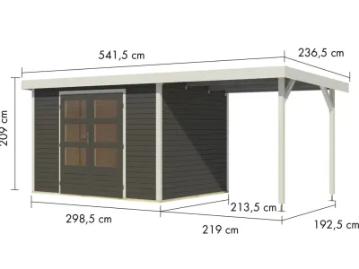 Gartenhaus Jupiter 4 19 mm Produktbild #11