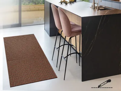 Outdoor-Teppich - Küchenläufer Grillmatte Bodenschutz Delux Kastanie Produktbild #10