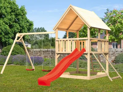 Spielturm Luis SET naturbelassen Produktbild #1