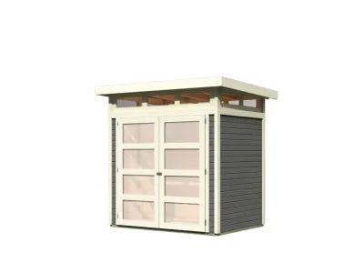 Gartenhaus Sommersdorf 2 terragrau Produktbild #8