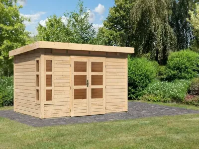 Gartenhaus Kastorf 7 28 mm naturbelassen Produktbild #3