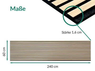 Akustikpaneele AURA Balance Light Oak Produktbild #6