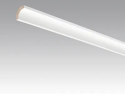 Wand- und Deckenleiste Uni weiß glänzend 324 Dekor Produktbild #1