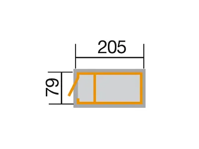 Profi-Hochbeet 669 21 mm naturbelassen Produktbild #2