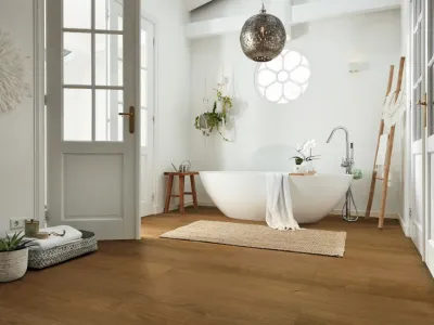 Lindura HD 400 Eiche natur terrabraun 8909 Landhausdiele Gebürstet Produktbild #2