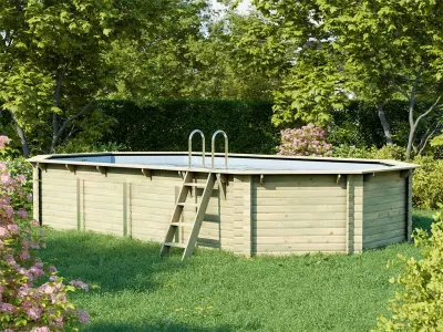 Holzpool Modell 5 A 38 mm SPARSET Terrasse Zubehöre Produktbild #5