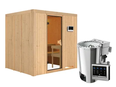 Sauna Systemsauna Daria inkl. Plug & Play Bio-Ofen externe Steuerung Produktbild #3