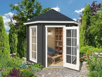 Pavillon Gartenlaube Inverness 44 carbongrau Produktbild #1