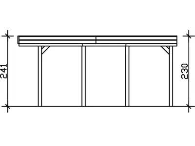 Einzelcarport Friesland Produktbild #4