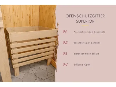Sauna Airi mit bronzierter Ganzglastür Produktbild #2