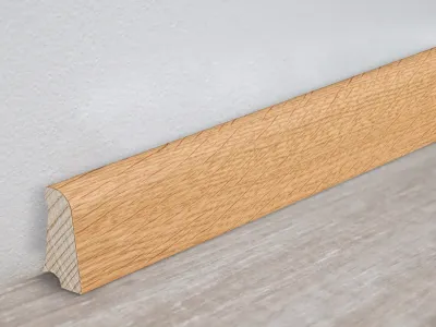 Sockelleiste Eiche furniert, matt versiegelt Produktbild #2
