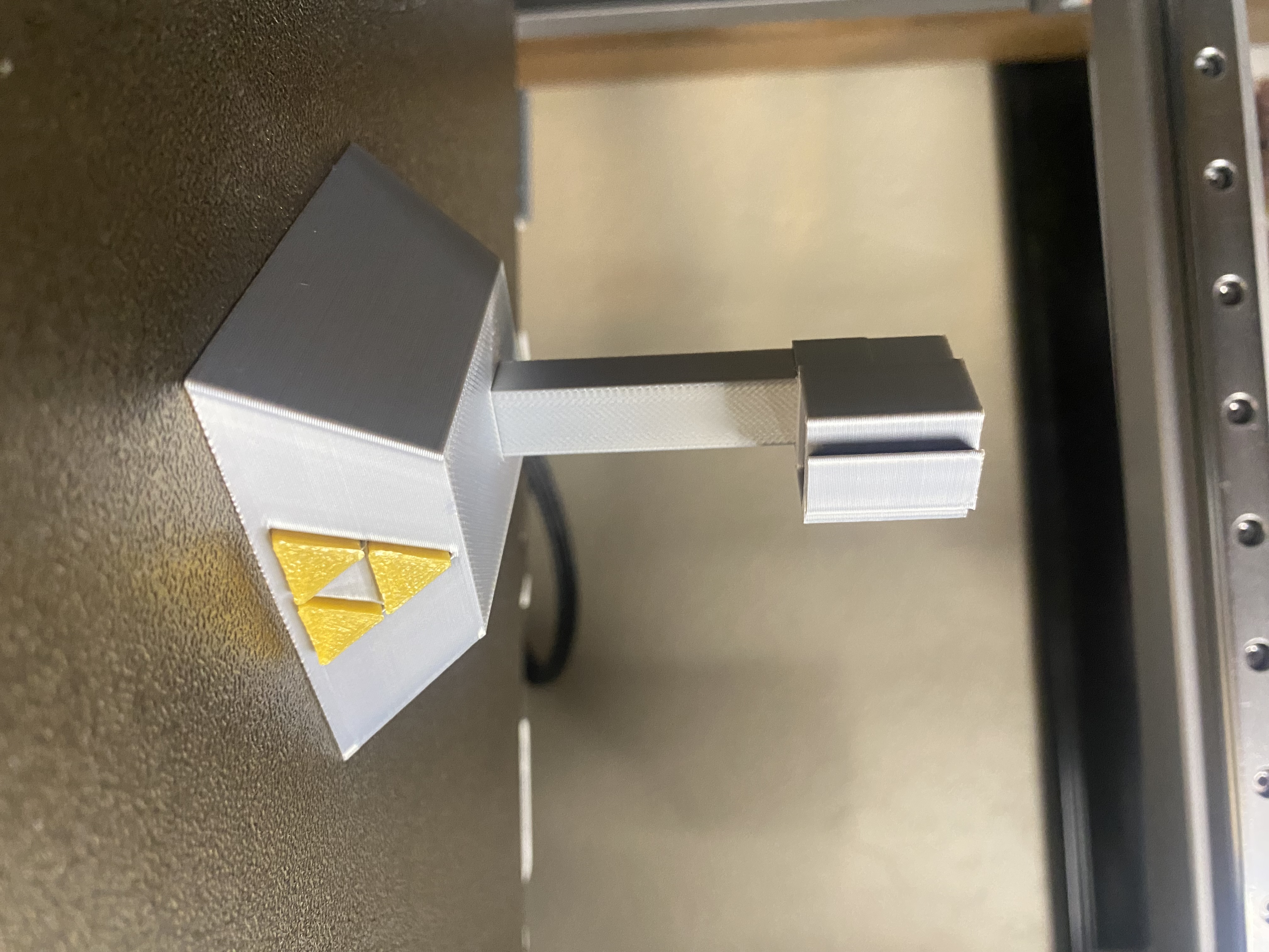 Display stand for Chunky Links Sword and Shield 3D STL Model — view 6