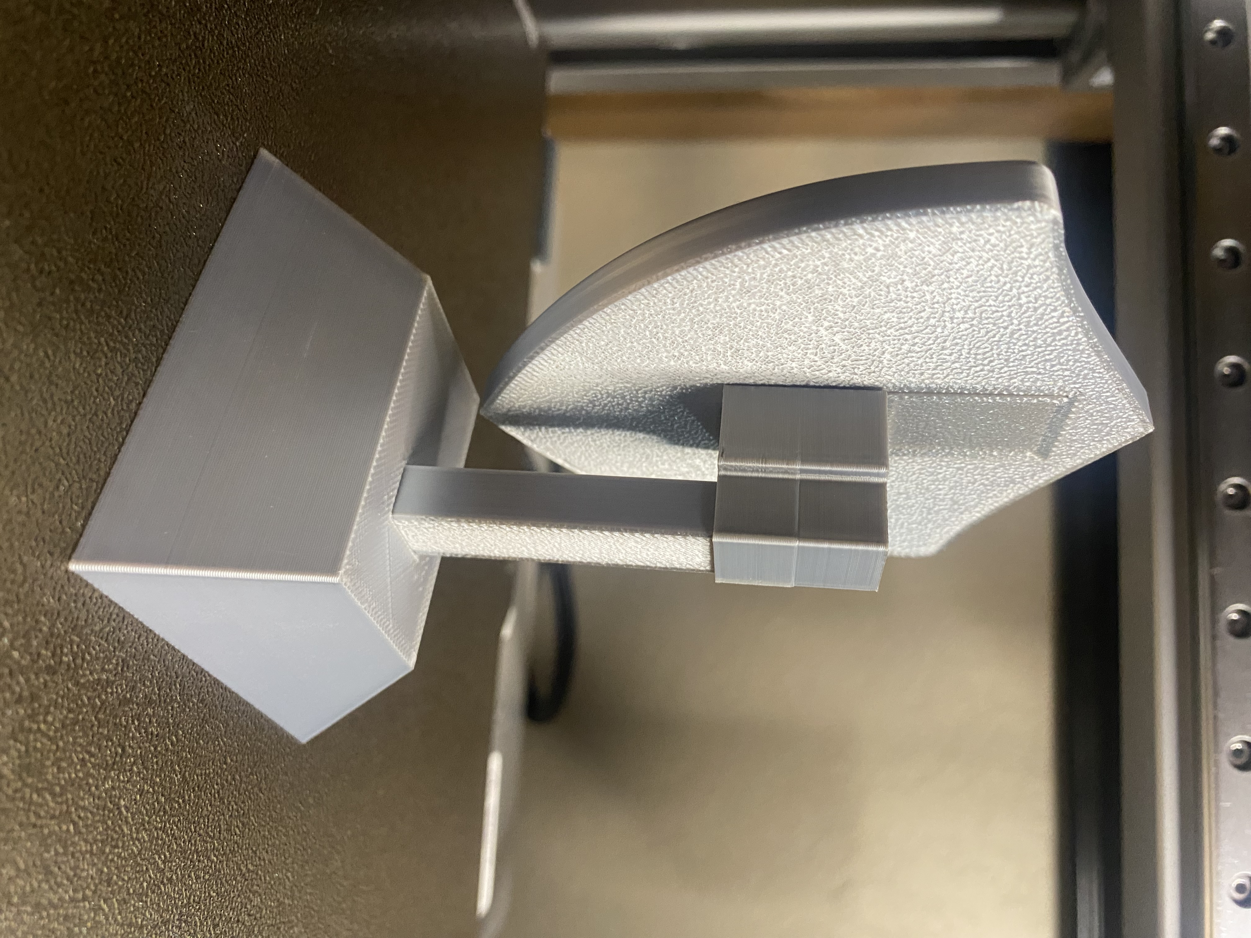 Display stand for Chunky Links Sword and Shield 3D STL Model — view 5