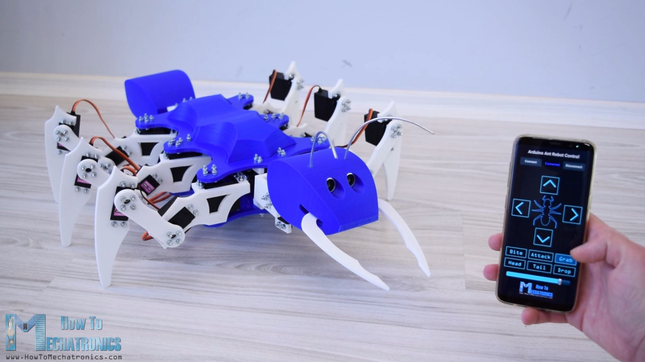 A very nimble DIY hexapod robot