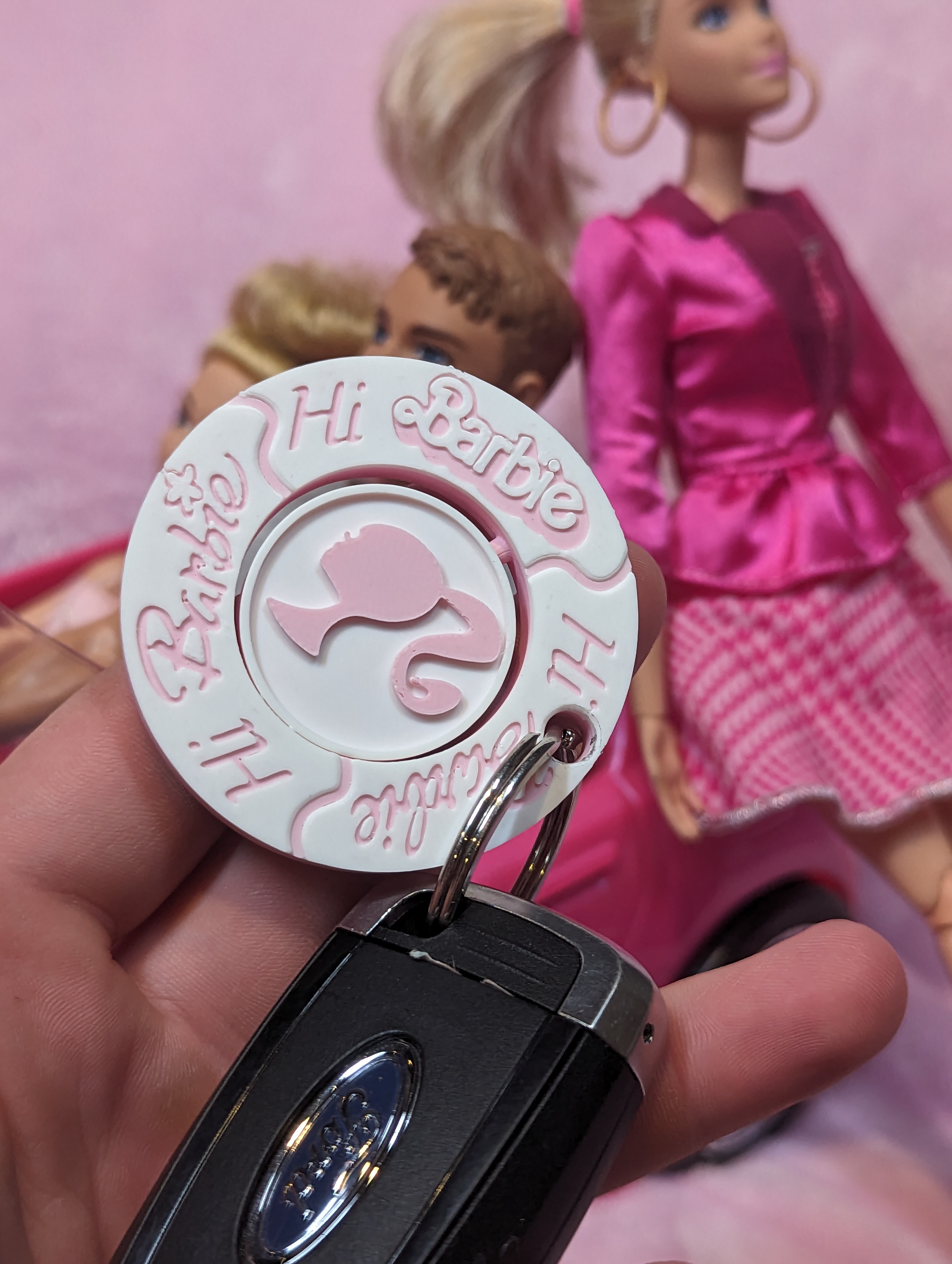 BARBIE DOLL HEART CAR KEYS KEYCHAIN FASHIONISTA INTEGRITY MY SCENE BLYTHE  BJD