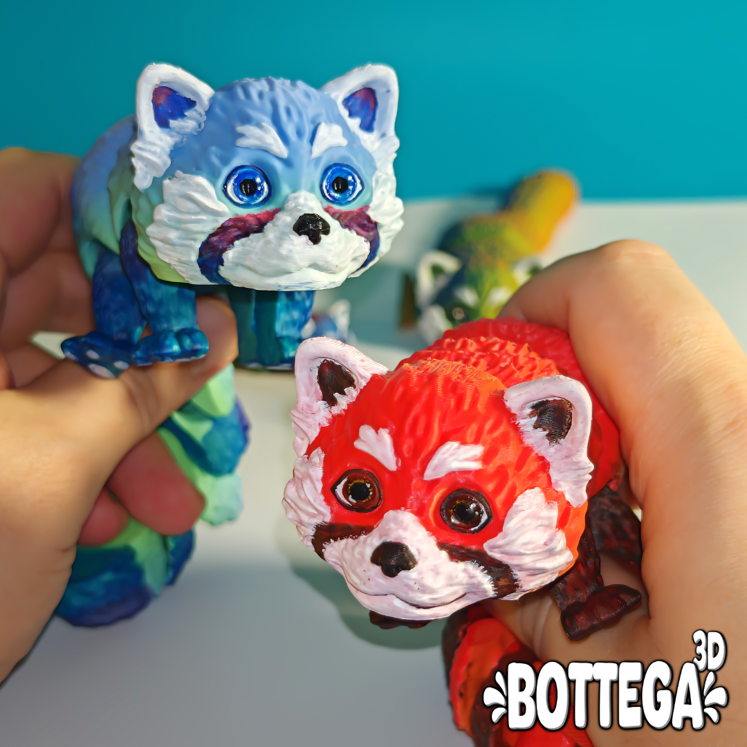Red Panda, articulated, flexi - 3D model by Nozzle Nook on Thangs