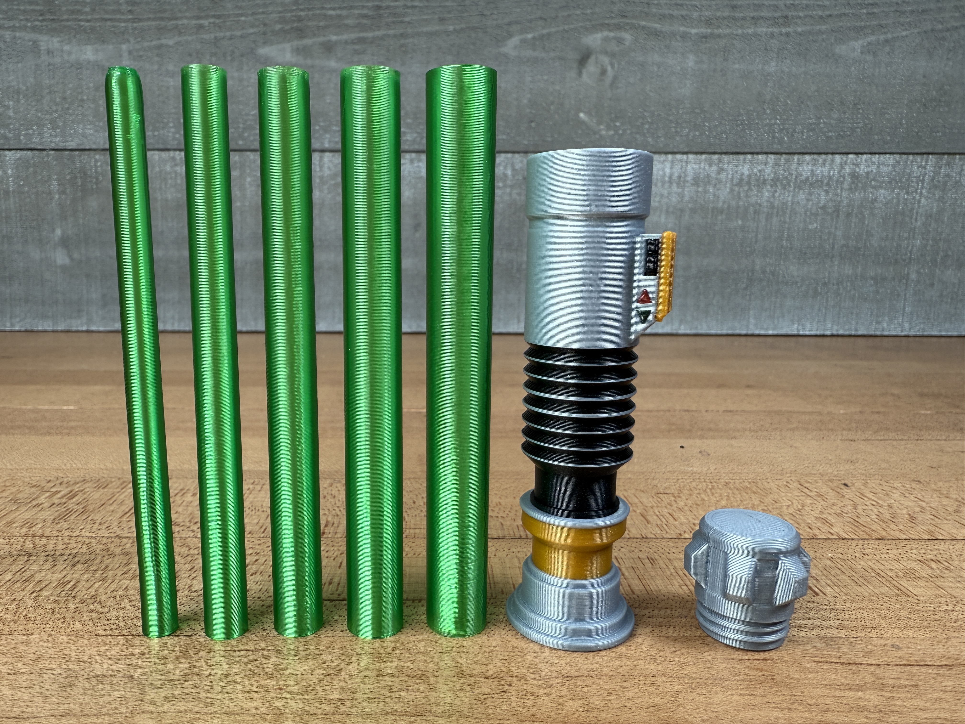 Mini Collapsing Lightsaber 3D STL Model — view 2