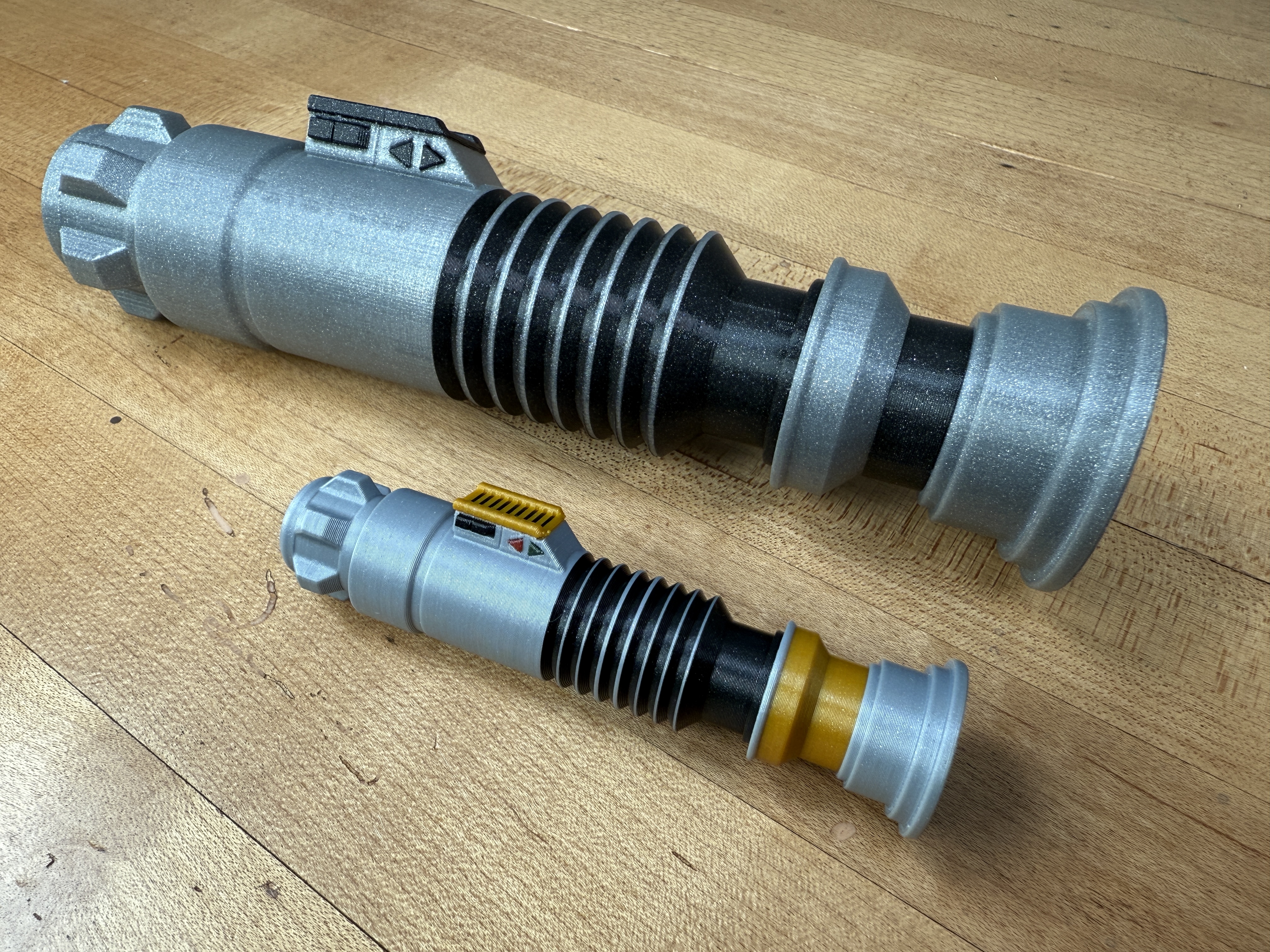 Mini Collapsing Lightsaber 3D STL Model — view 3