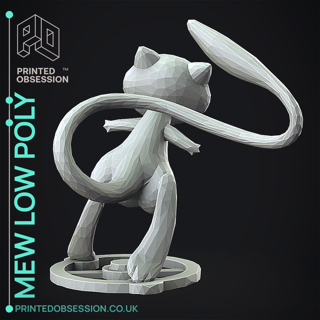 Mew-Pokemon pokemon character free 3D model 3D printable