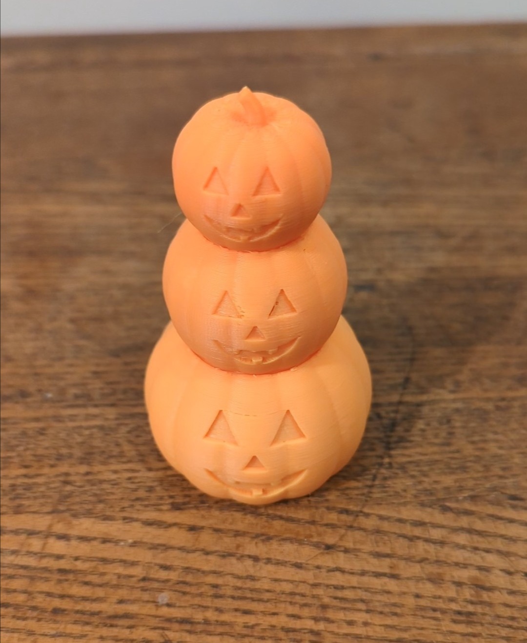 Stacked Jack-O-Lantern Straw Topper - 3D model by Noob3dPrinting on Thangs