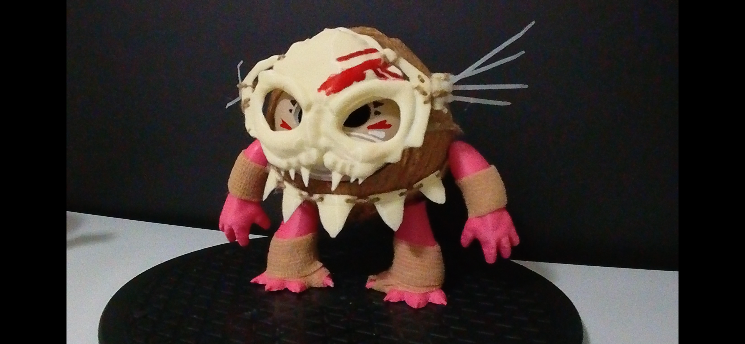 Kotu the Kakamora from Moana 2 - Using a real coconut! 3D STL Model — view 3