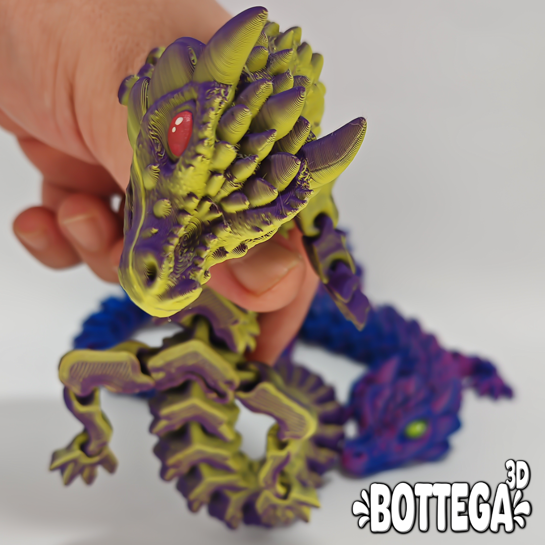 Eldrin, Ancient scale Dragon 3D STL Model — view 3