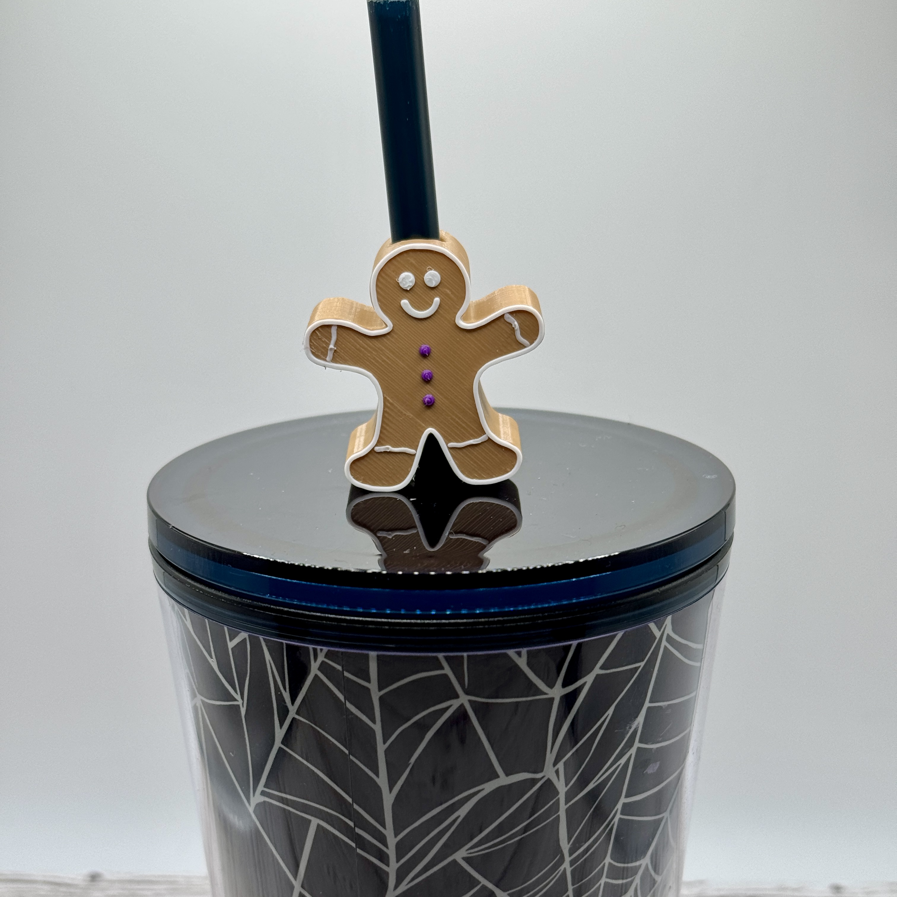 Gingerbread Straw Topper