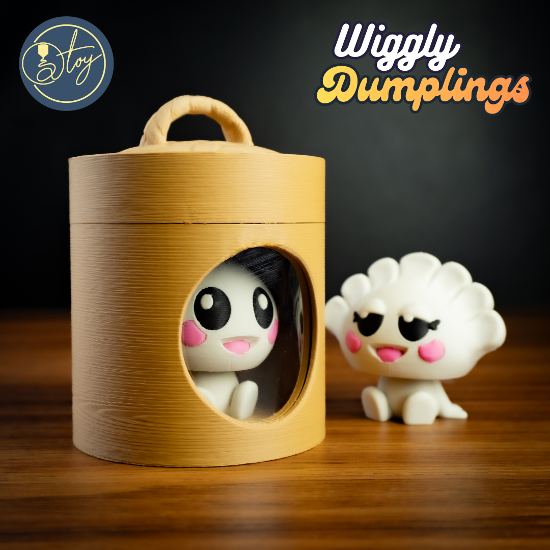 WIGGLY DUMPLINGS 3D 3MF Model — view 4