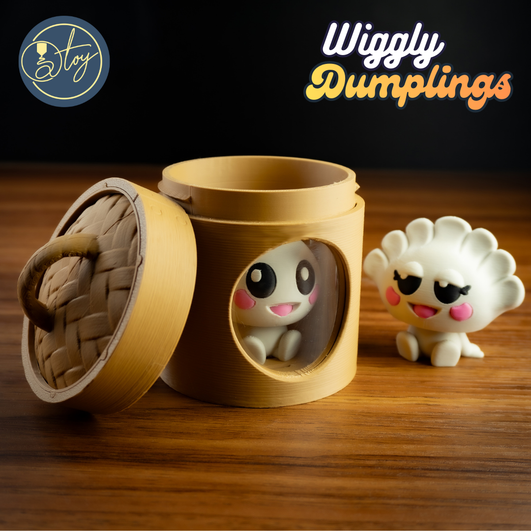 WIGGLY DUMPLINGS 3D 3MF Model