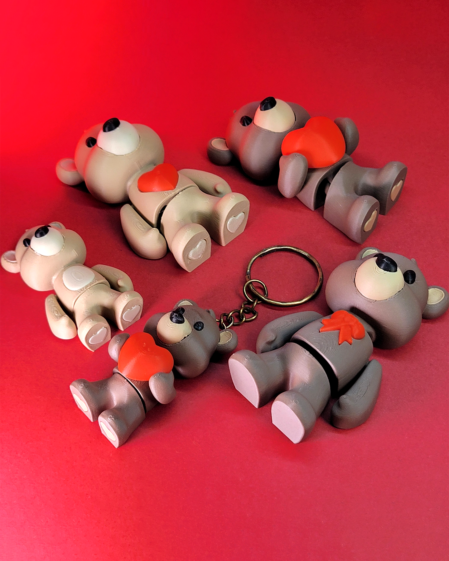 SweetPaw - Cute, Articulated Teddy Bear 3D 3MF Model — view 5