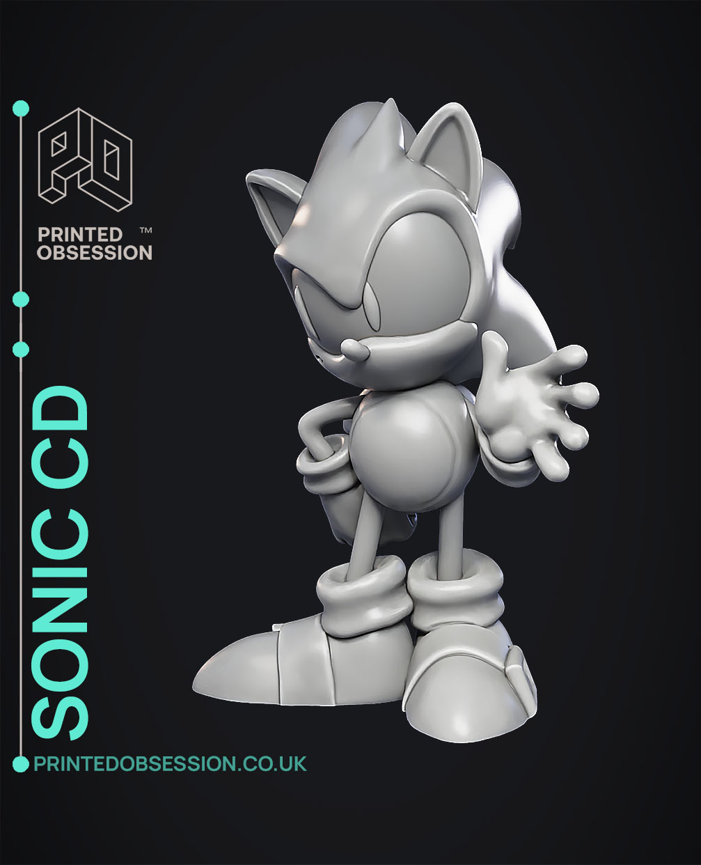 Super Sonic - Sonic the Hedgehog - Fan Art - 3D model by printedobsession  on Thangs