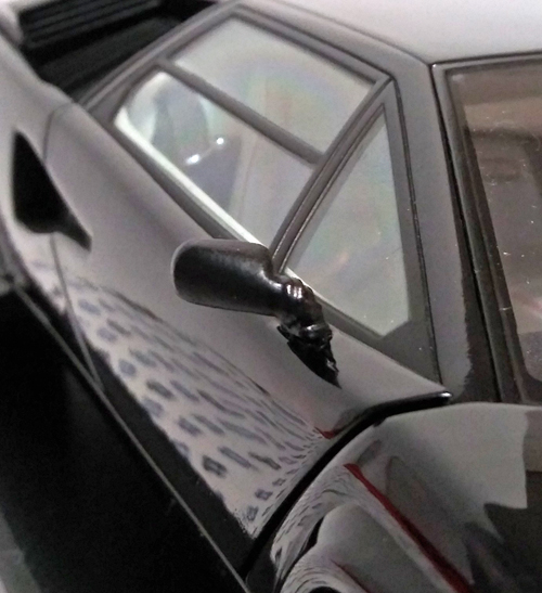 3人のmama◡̈☆　帆布　車の設計図×茶 Lamborghini Countach Mirrors 1/18th-ish (Vitaloni Baby Turbo