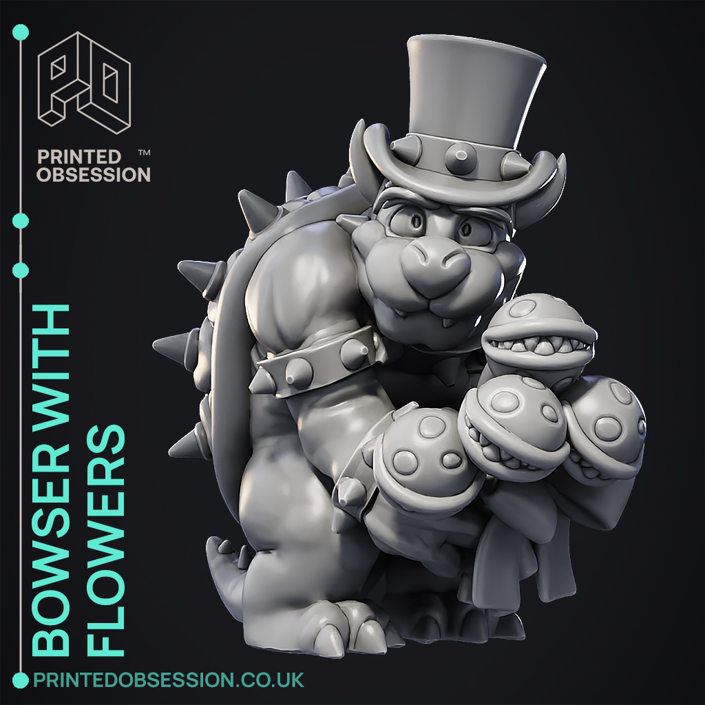 Bowser Proposal - Super Mario Bros - Fan Art 3D Print Model in Monsters &  Creatures 3DExport