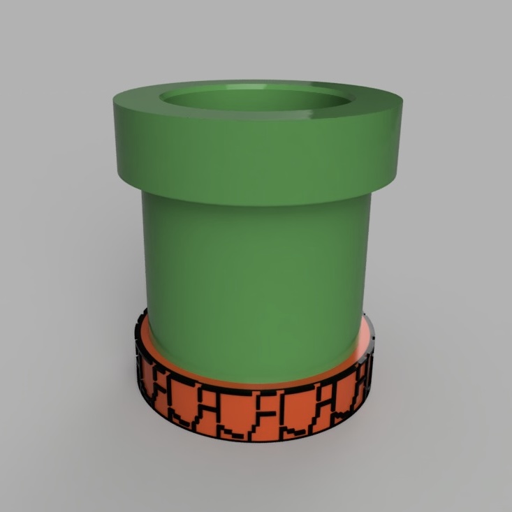 BIG Trash Can - Pen Cup, Trash Can, or Recycling Bin! - 3D model by  MandicReally on Thangs