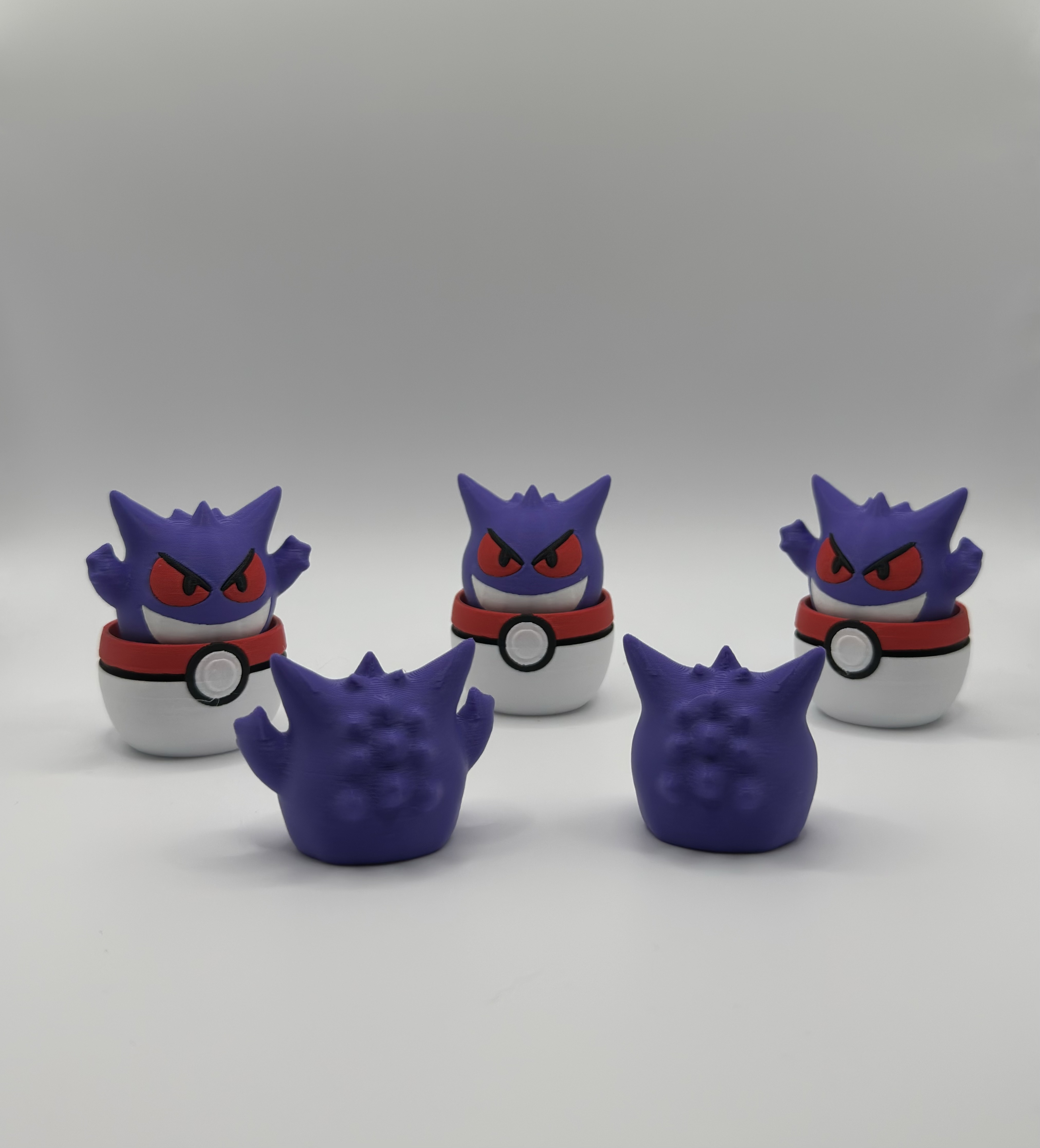 Gengar Poké Clicker 3D STL Model — view 4