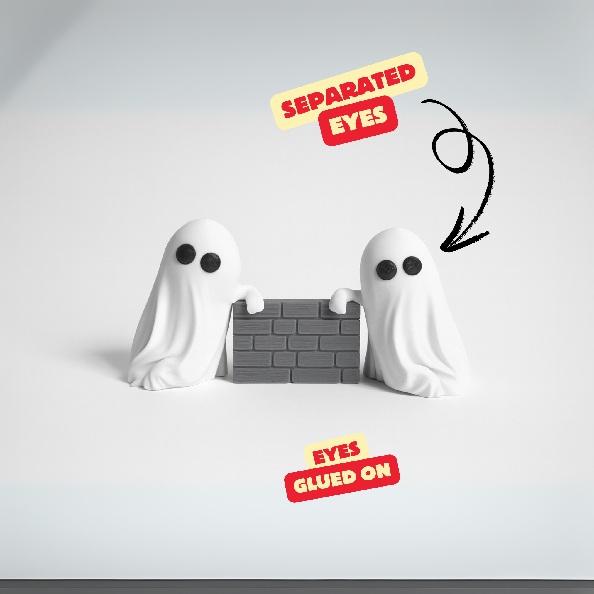 SEBBI - THE COOL GHOST / HALLOWEENDECOR / HOMEDECOR / TOY 3D STL Model — view 2