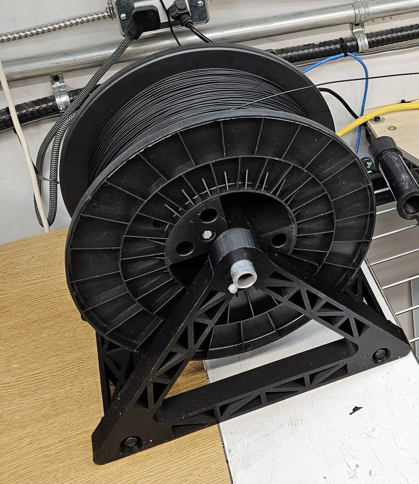 Large Spool Holder - designed for 30cm diameter (5kg) spool - 3D model by  spekerdude on Thangs