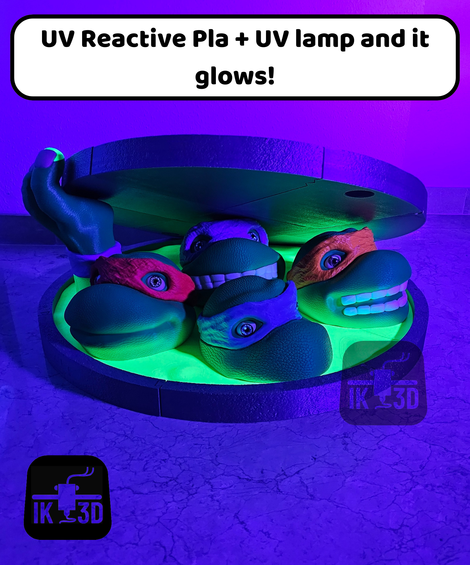 Teenage Mutant Ninja Turtles Sewer Diorama / Multiparts / Split 3D STL Model — view 6
