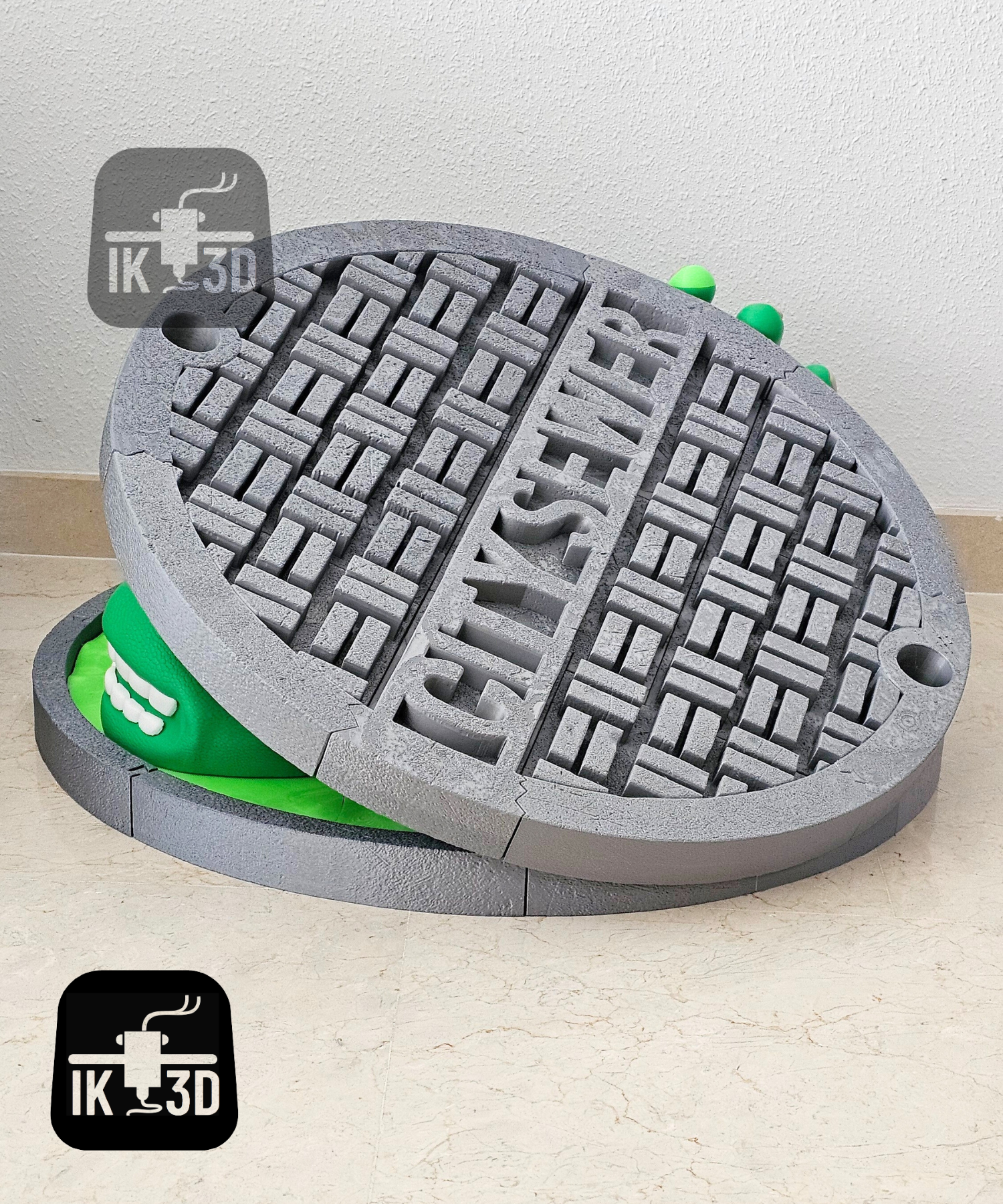 Teenage Mutant Ninja Turtles Sewer Diorama / Multiparts / Split 3D STL Model — view 8