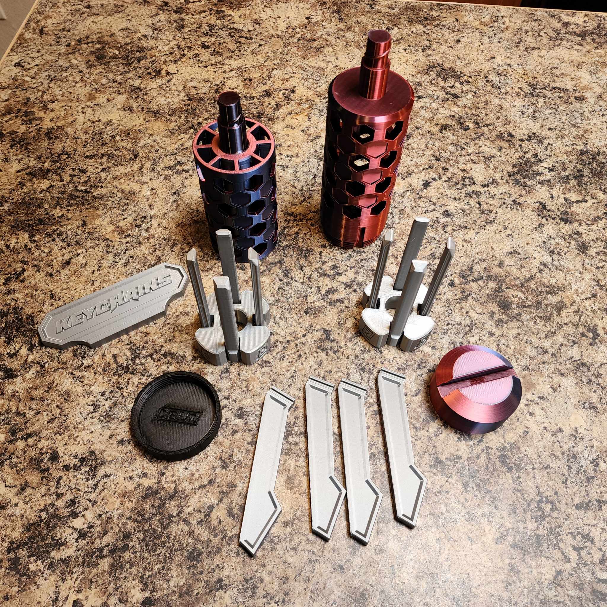 KeyChain Display Stand by MBrMSX - Thingiverse