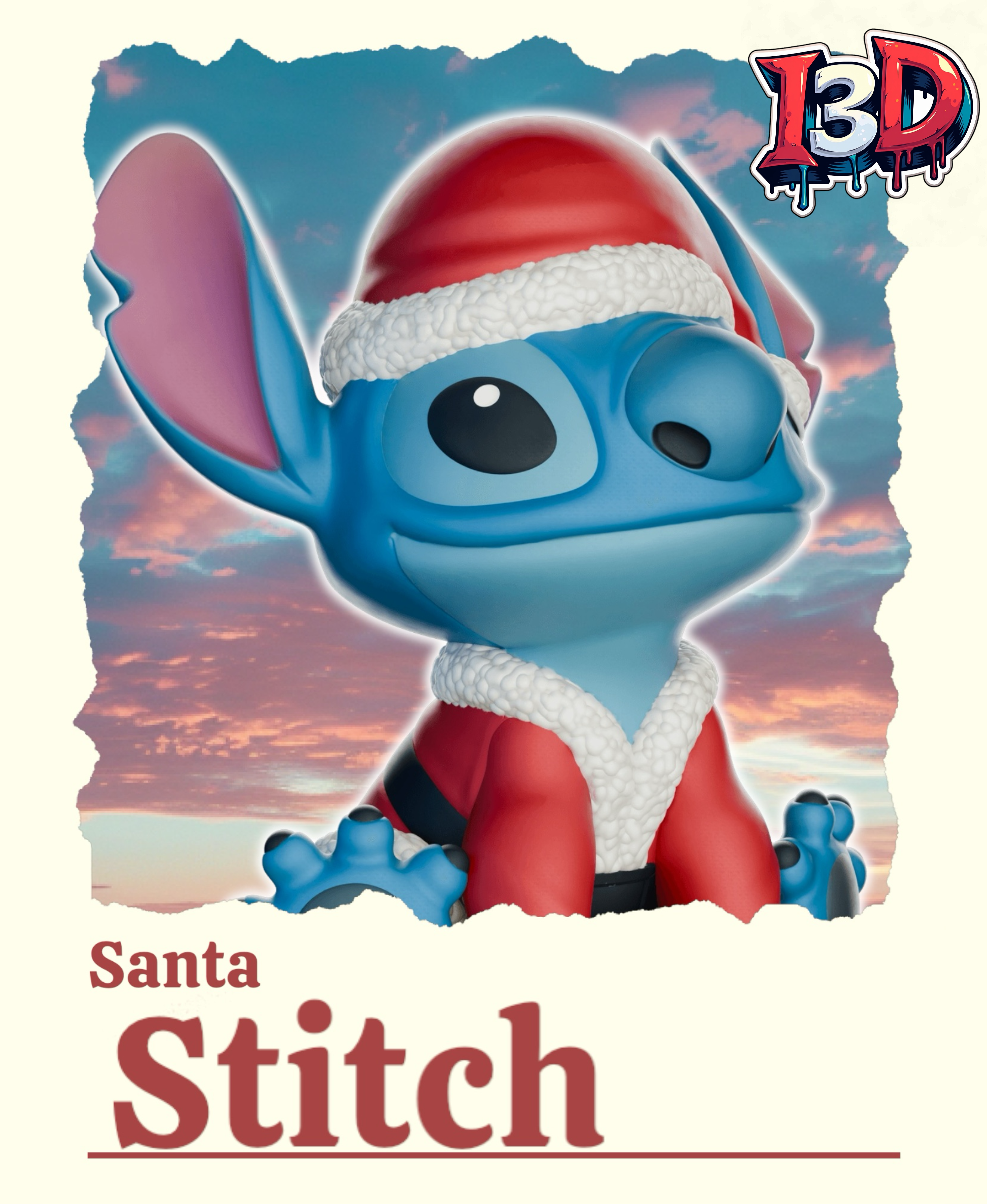 Stitch 3D STL Model — view 2