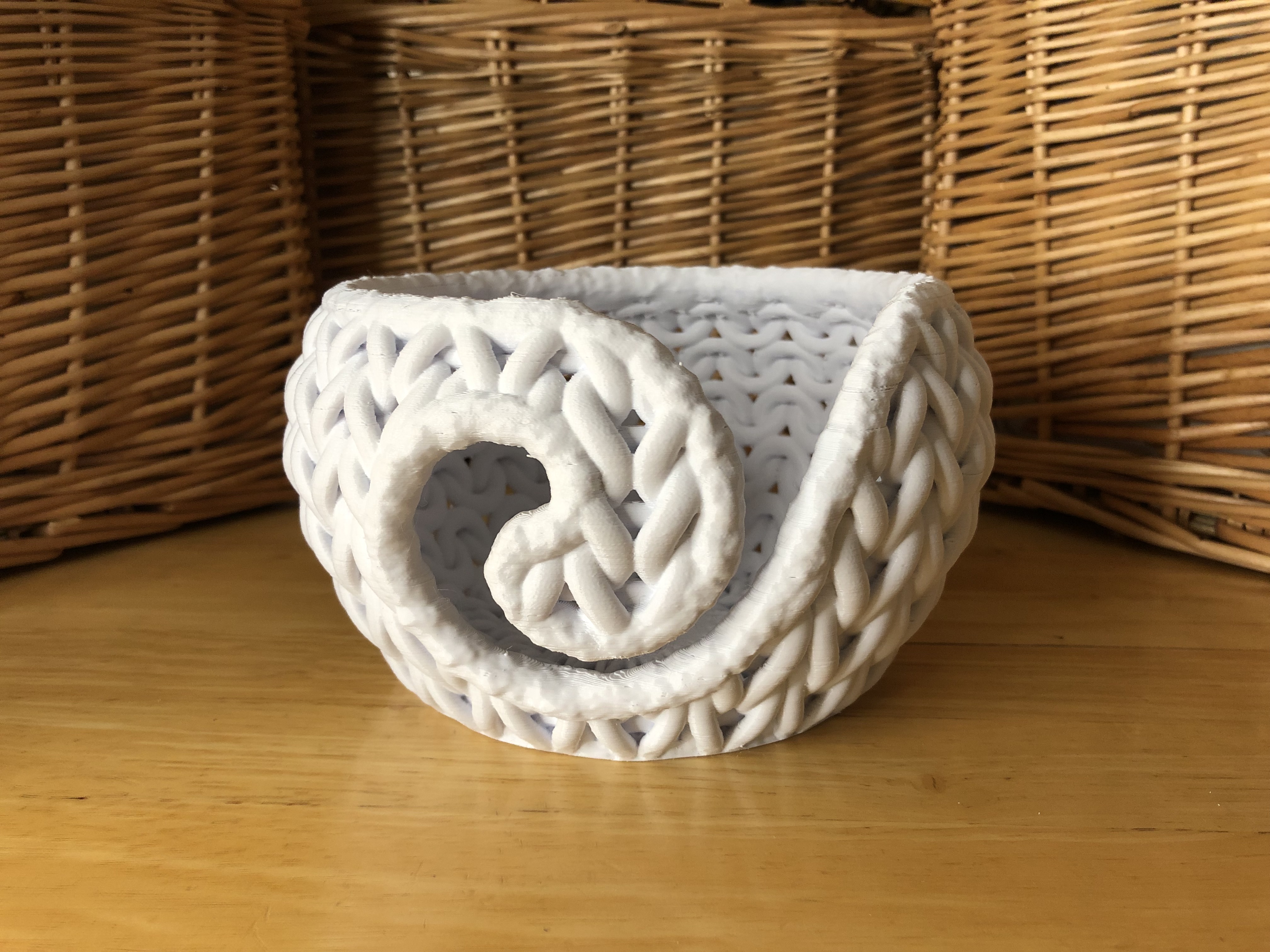 3D Printable Knit Bowl! (now with crochet hook version!) by Clockspring