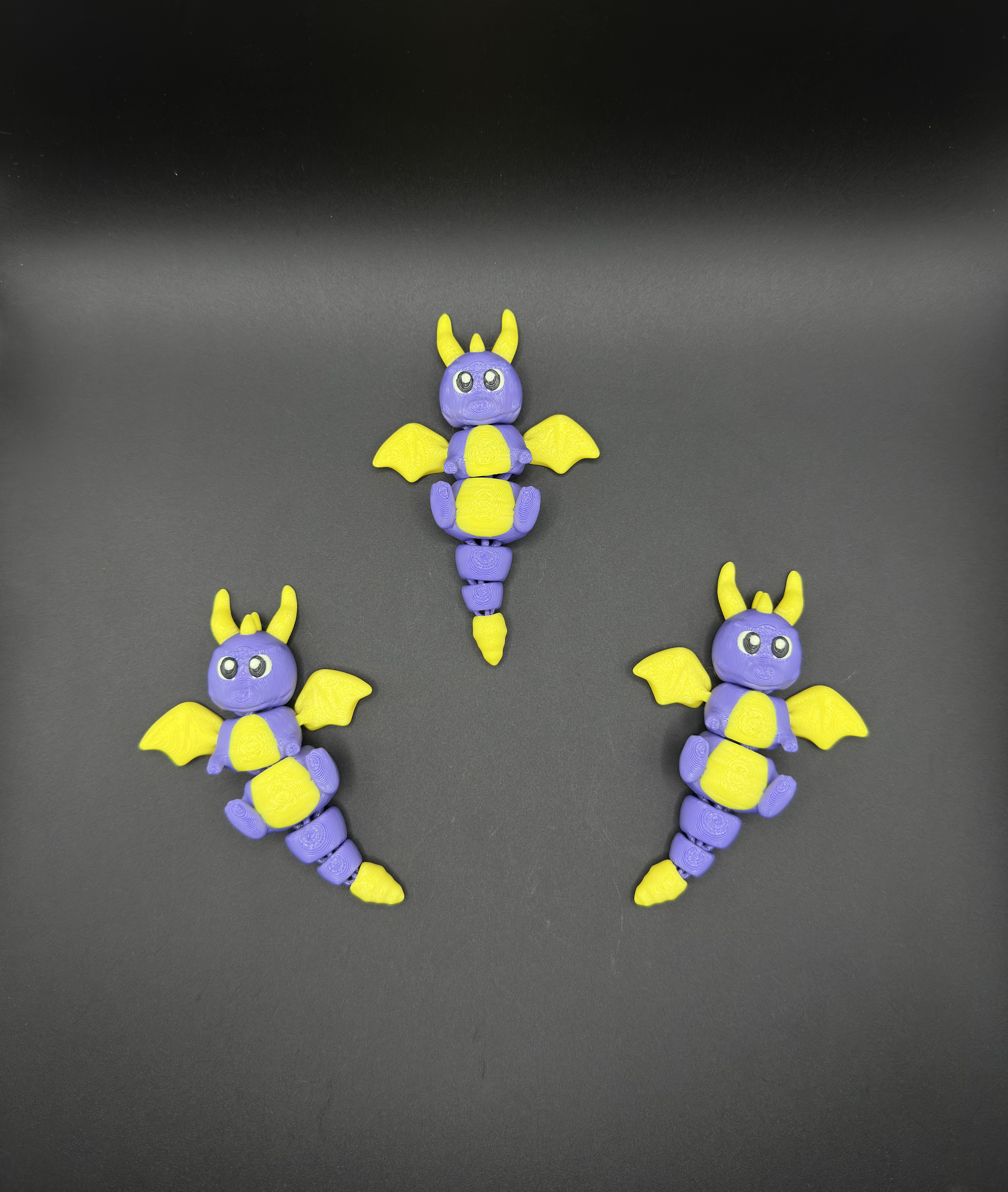Flexi Dragon - Spyro 3D STL Model — view 2