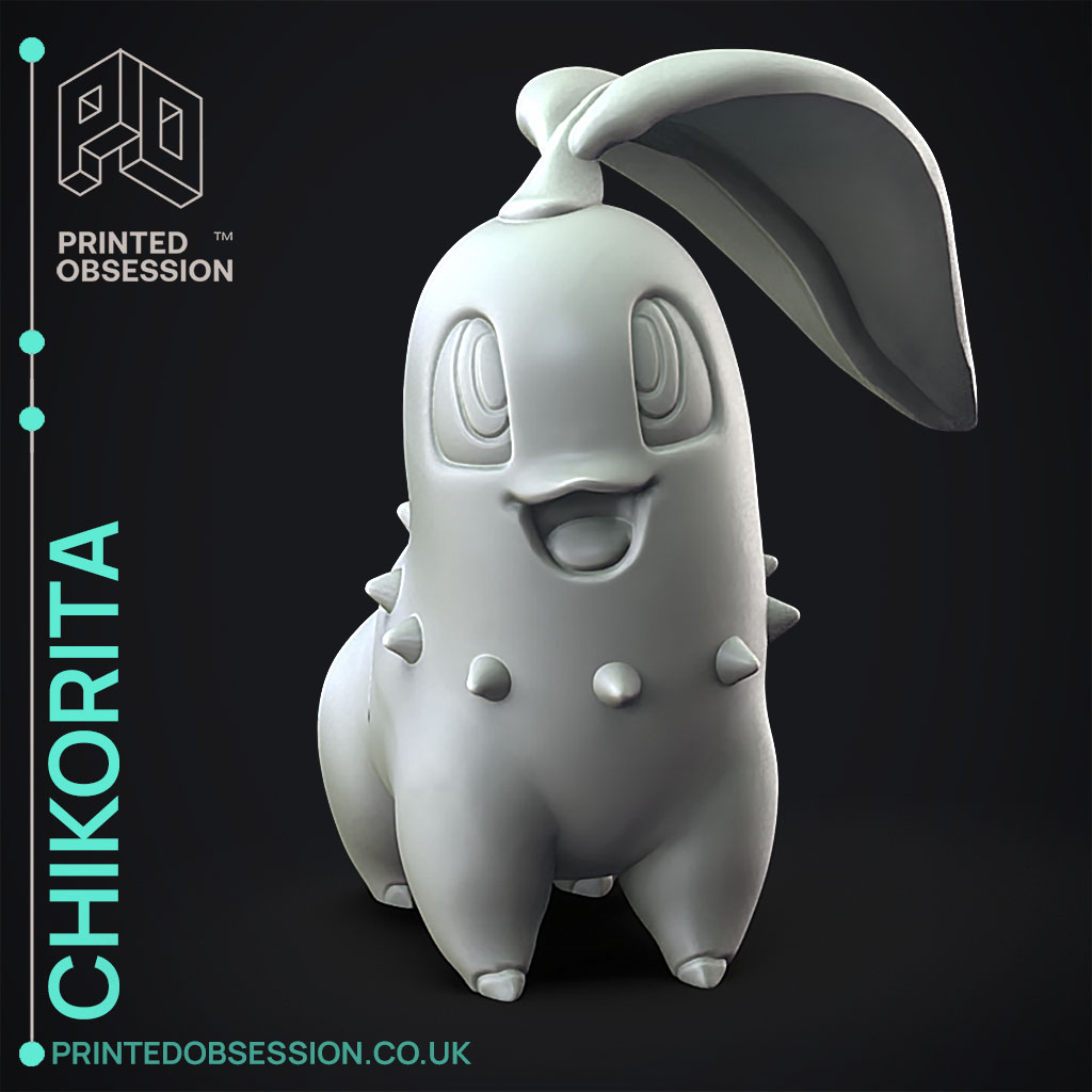 STL file chikorita - Pokémon 👹・3D printable design to download