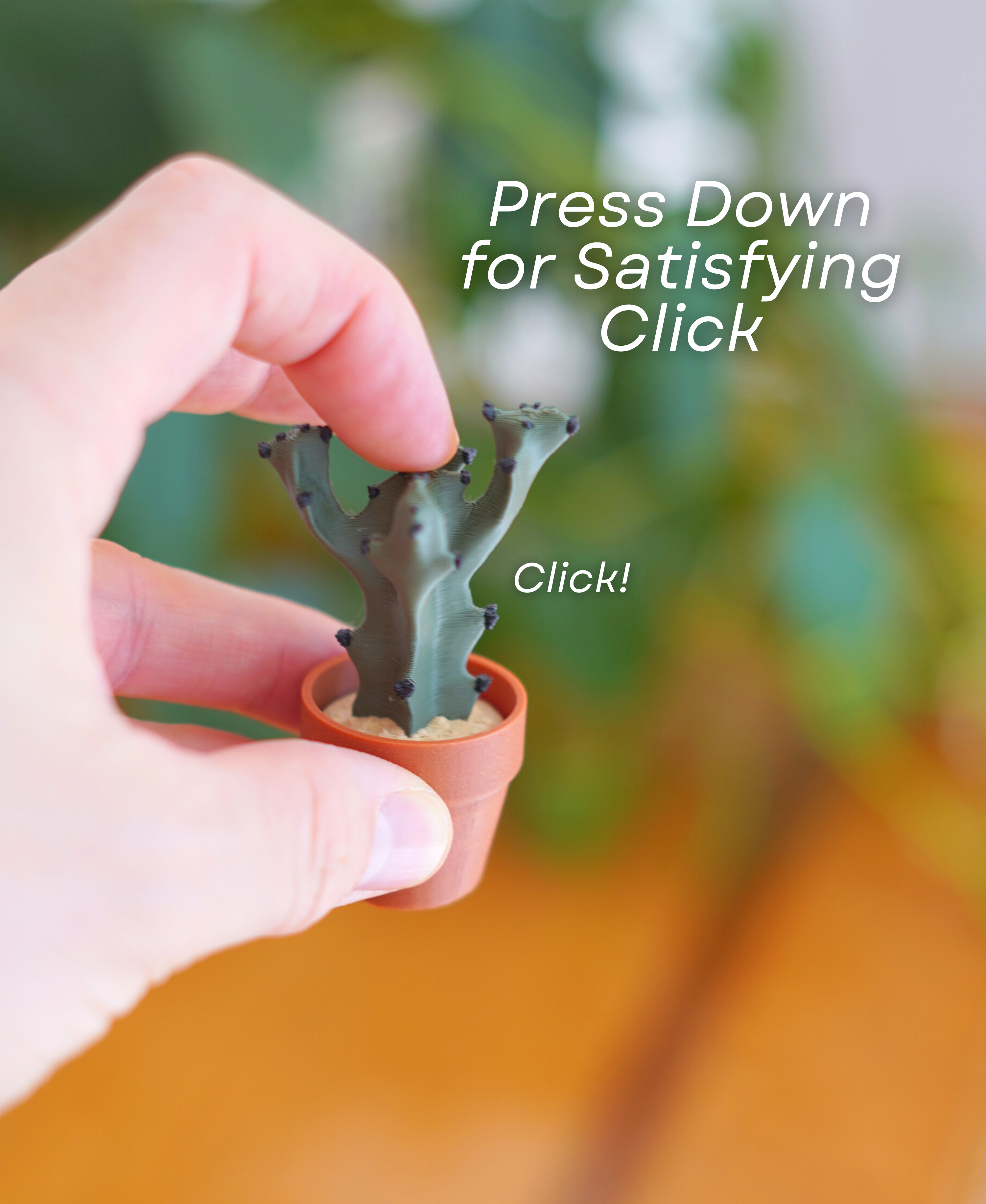Clicky Cacti Pack 3 - Clicker Fidget Toy - Cactus Clickers