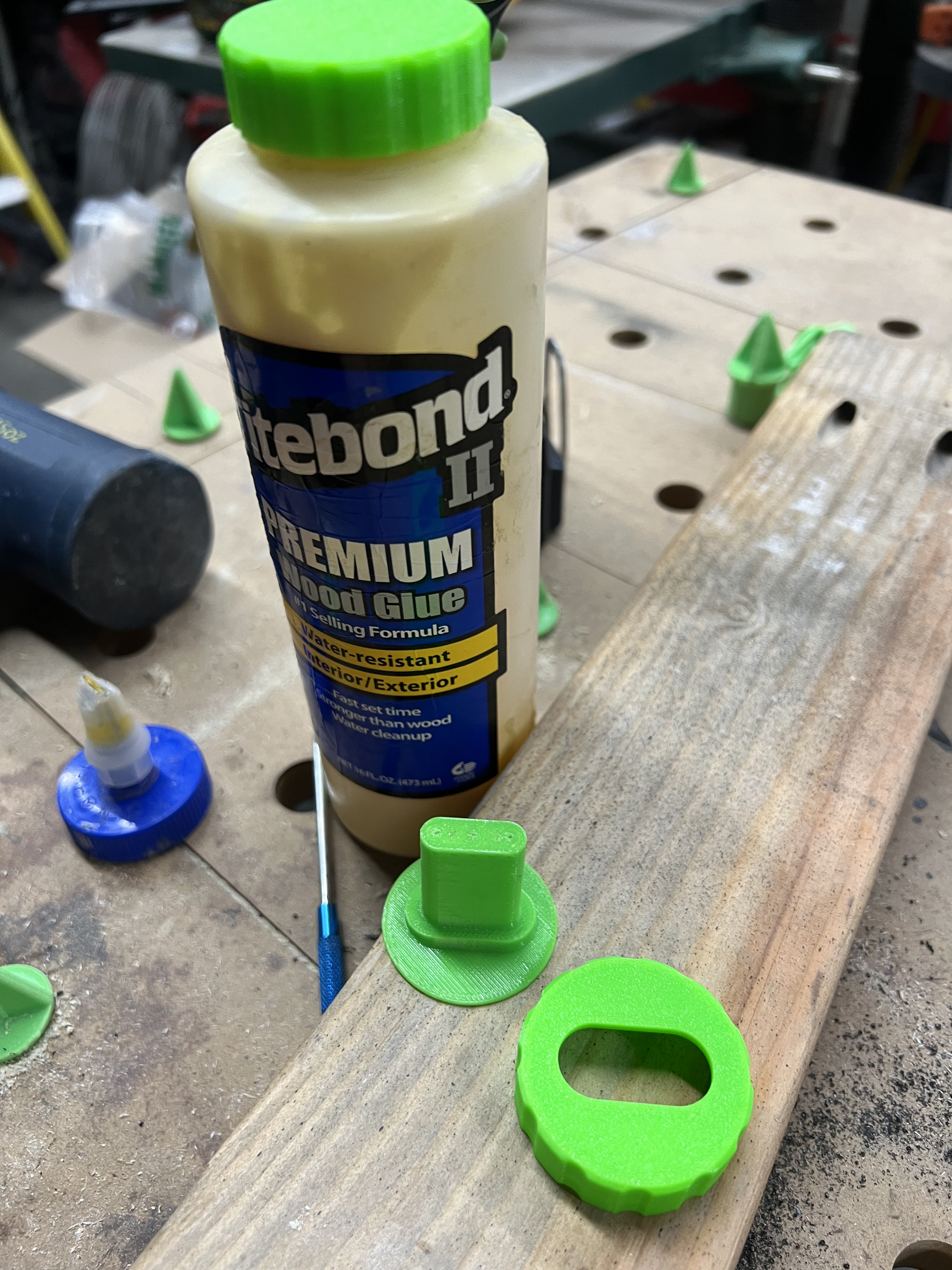 Festool MFT Compatible Glue Bottle Holder Extended for Titebond Glue Bottles  