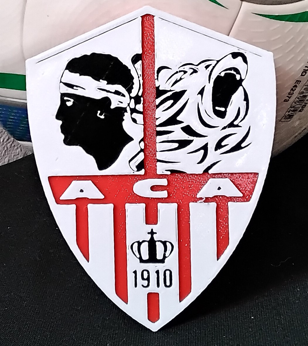 Racing Club de Lens (RC Lens) coaster or plaque by DaddyWazzy_TheCreator, Download free STL model