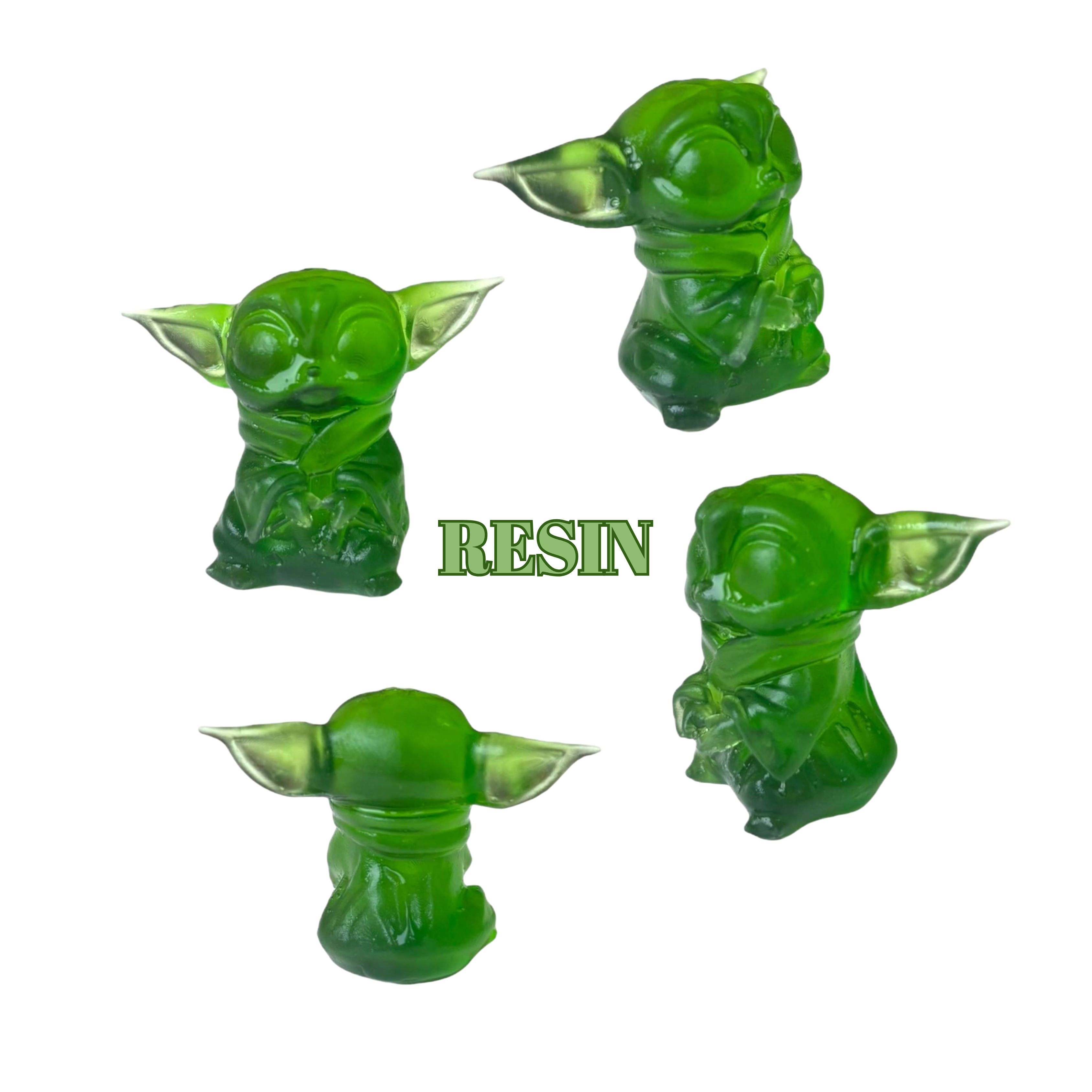 Baby Yoda STL – Chibi Alien Jedi Figure – 3D Printable Model Model — view 5