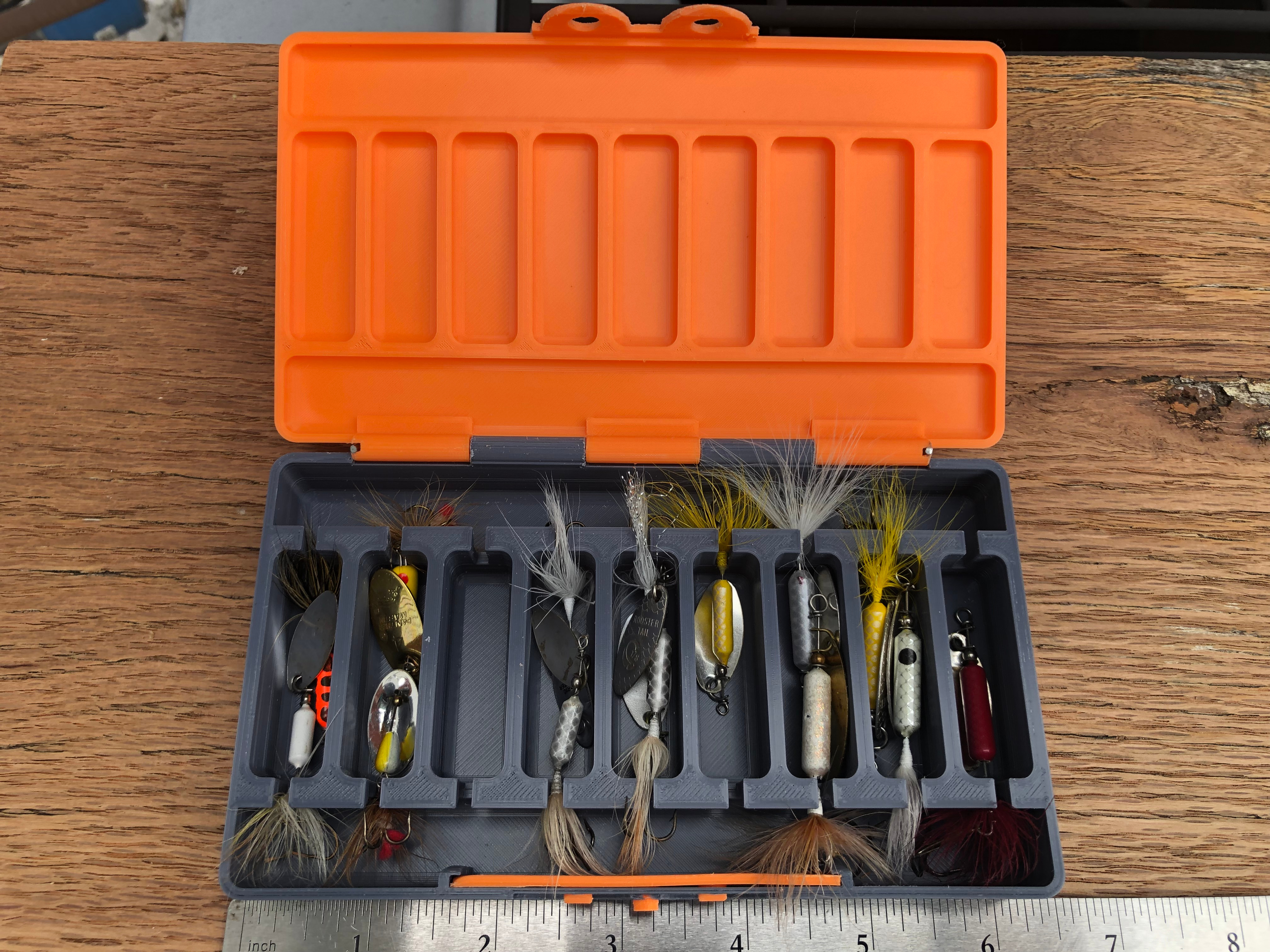 3D Fishing Tackle Box and 3D Red Toolbox 