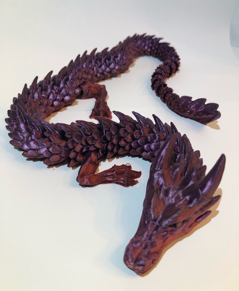 Meet Braq: The Amazing Fully Articulated 3D Printed Dragon